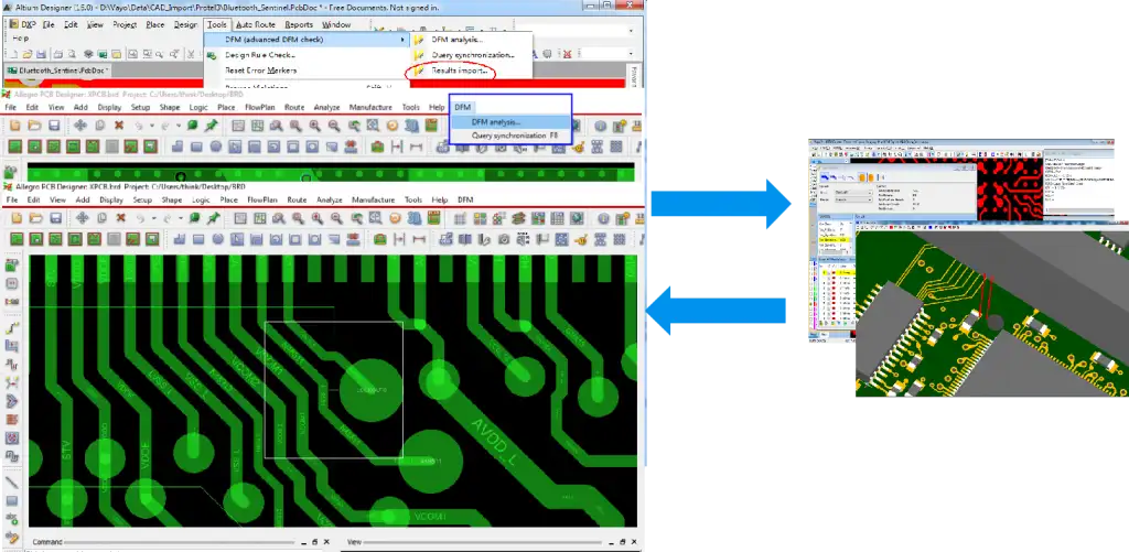 Other Features Integrated To EDA Tools (Cadence, Altium)