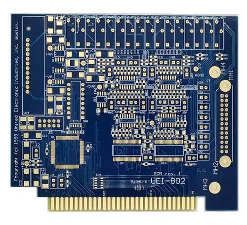 Double-sided gold finger circuit board